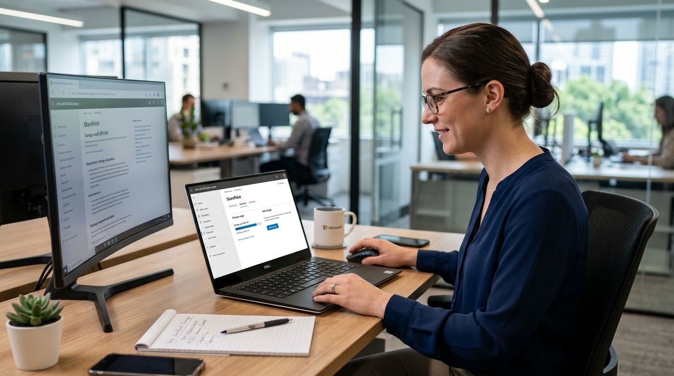 How to add SharePoint storage to a Microsoft 365 subscription