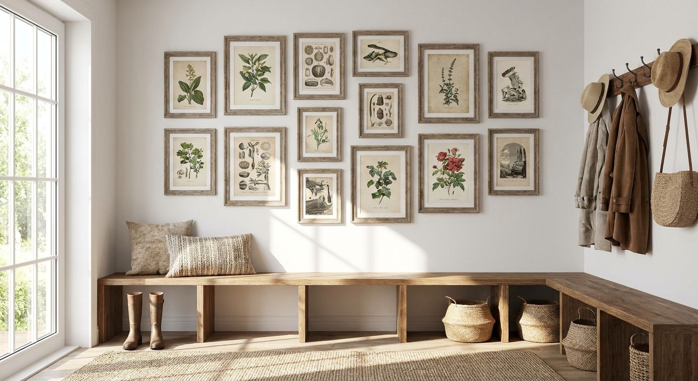 Wall art for mudrooms