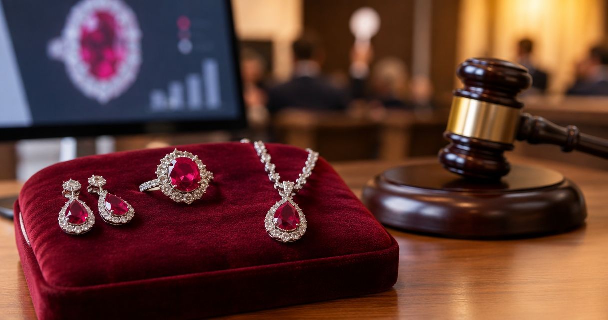 Best auctions for ruby jewelry
