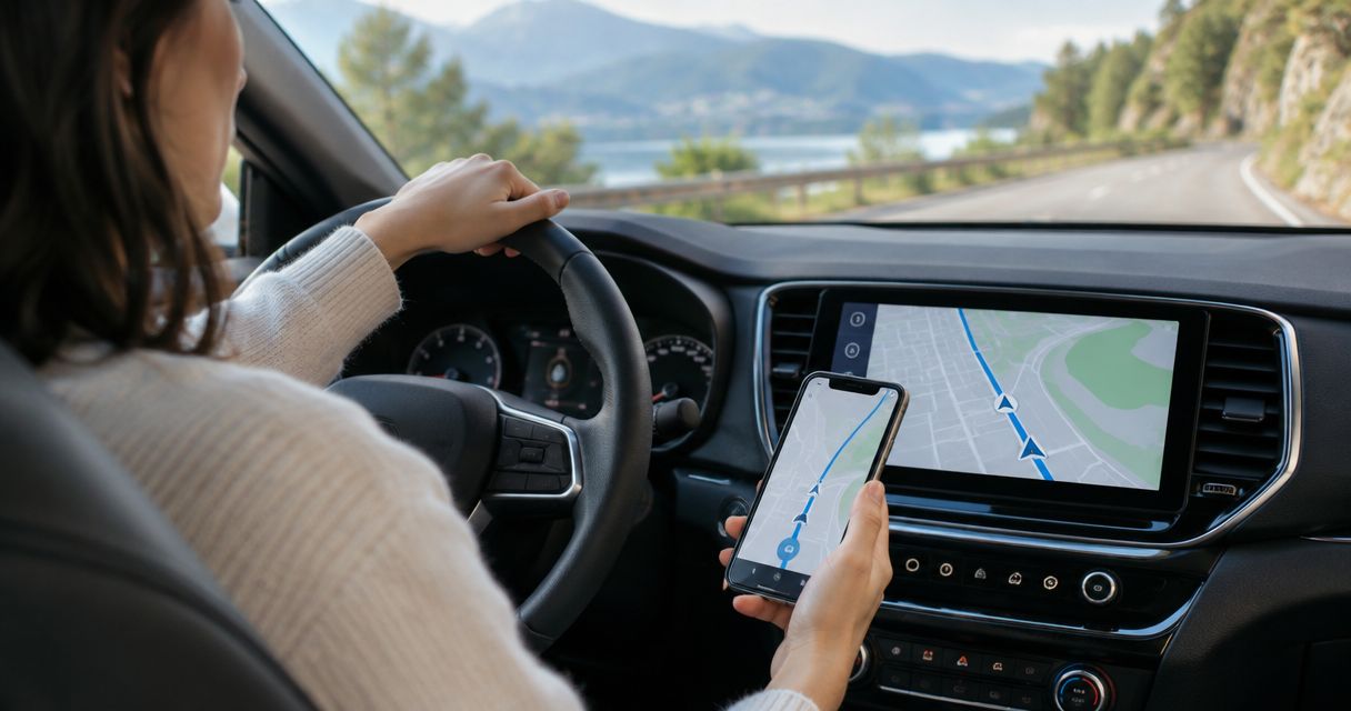 Can I use an esim in a rental car's built-in GPS?