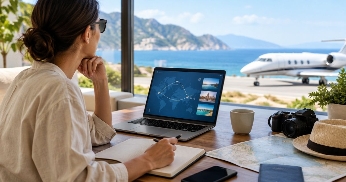 How far in advance should complex private travel be planned?