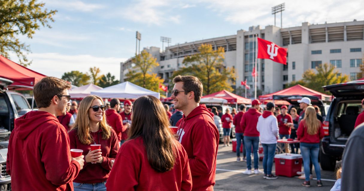Is there a curfew for IU football tailgate parking lots?