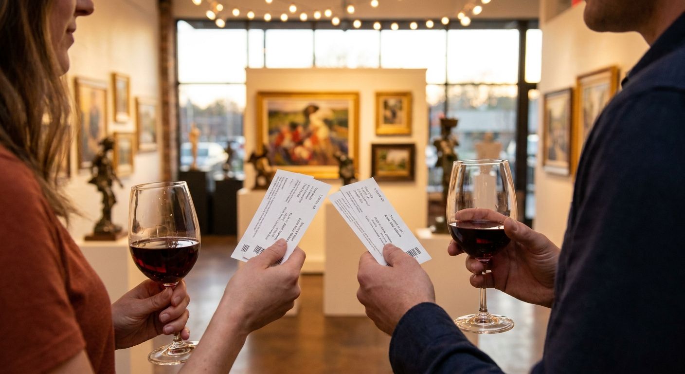 Date night tickets for local art shows