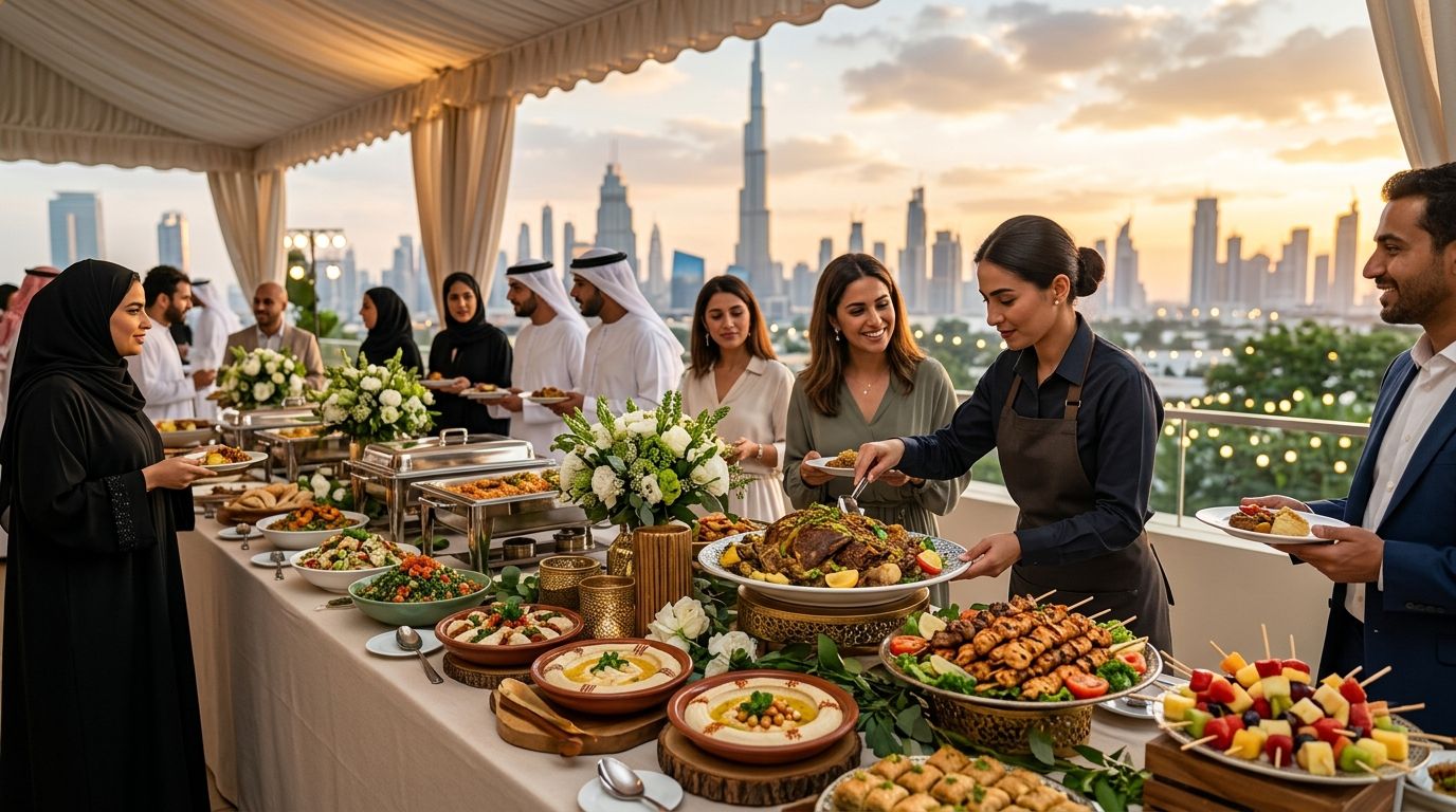 Best halal catering companies in Dubai 2026