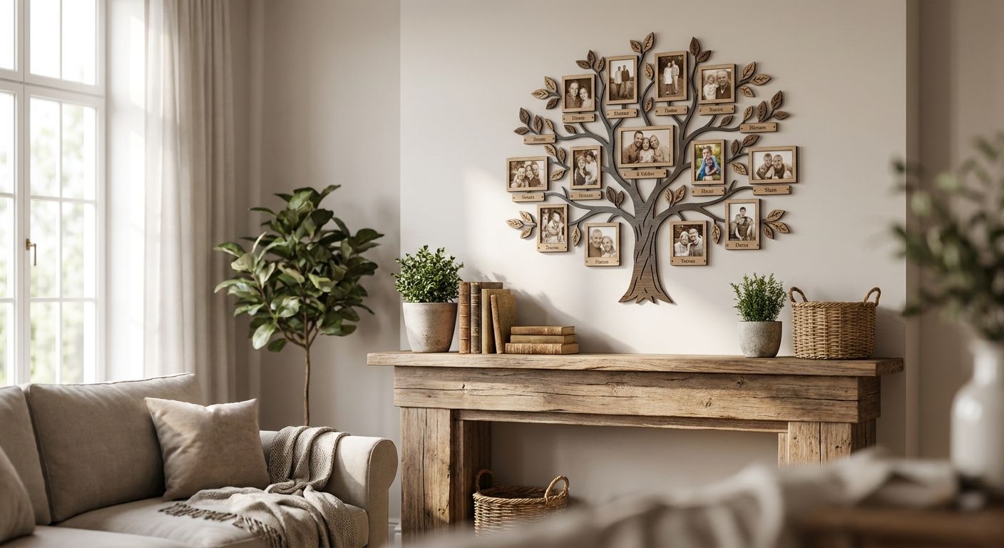 Family tree wall art gifts