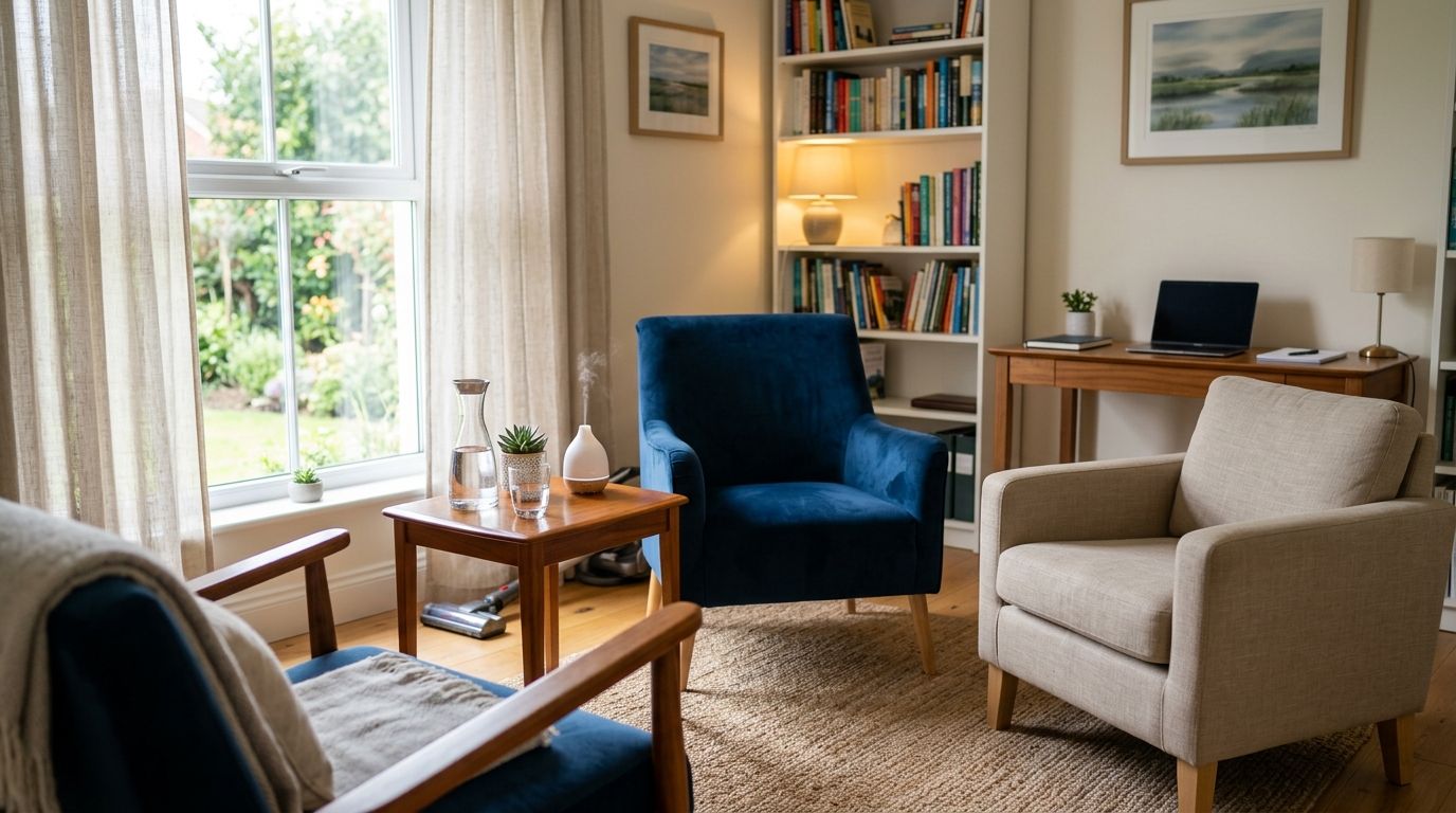 House cleaning for home offices with therapy clients