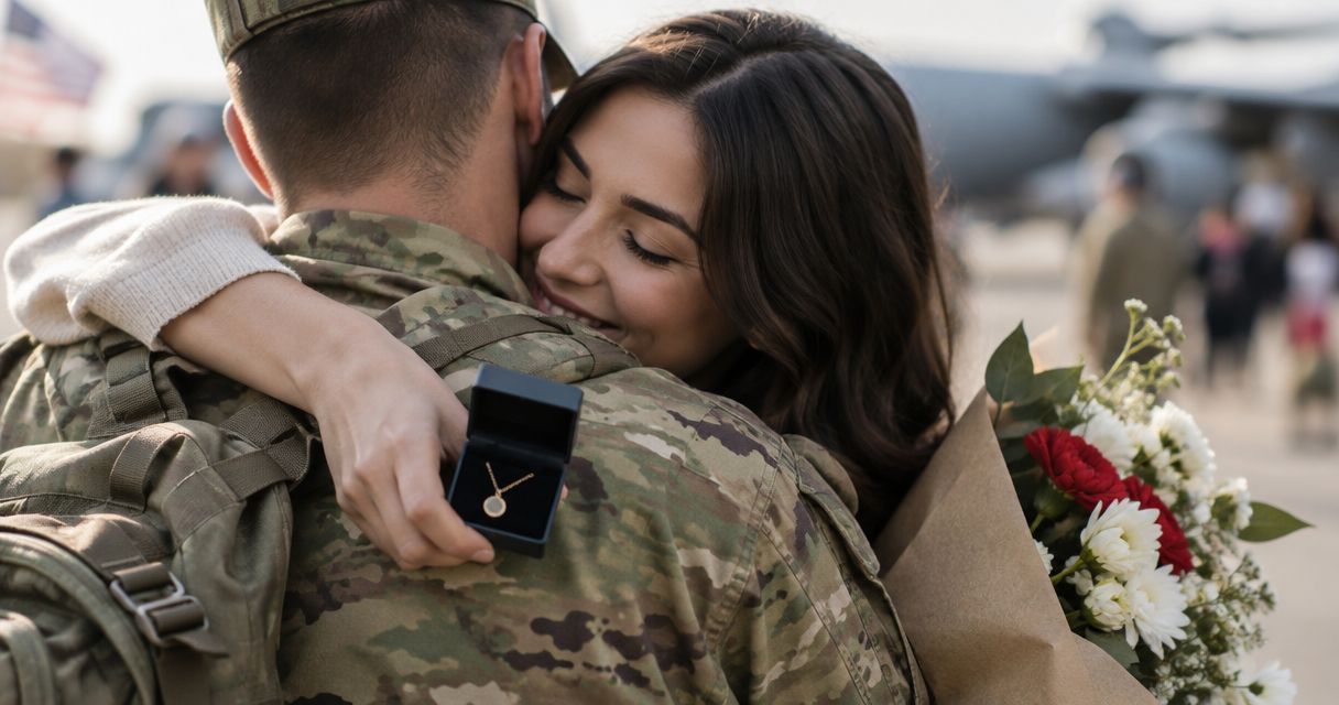 Personalized Jewelry for a Military Homecoming Gift
