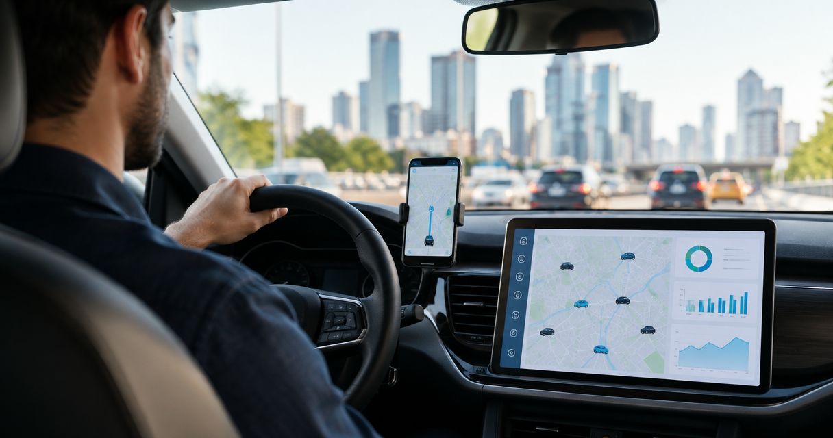 IoT monitoring for taxi and rideshare vehicle fleets