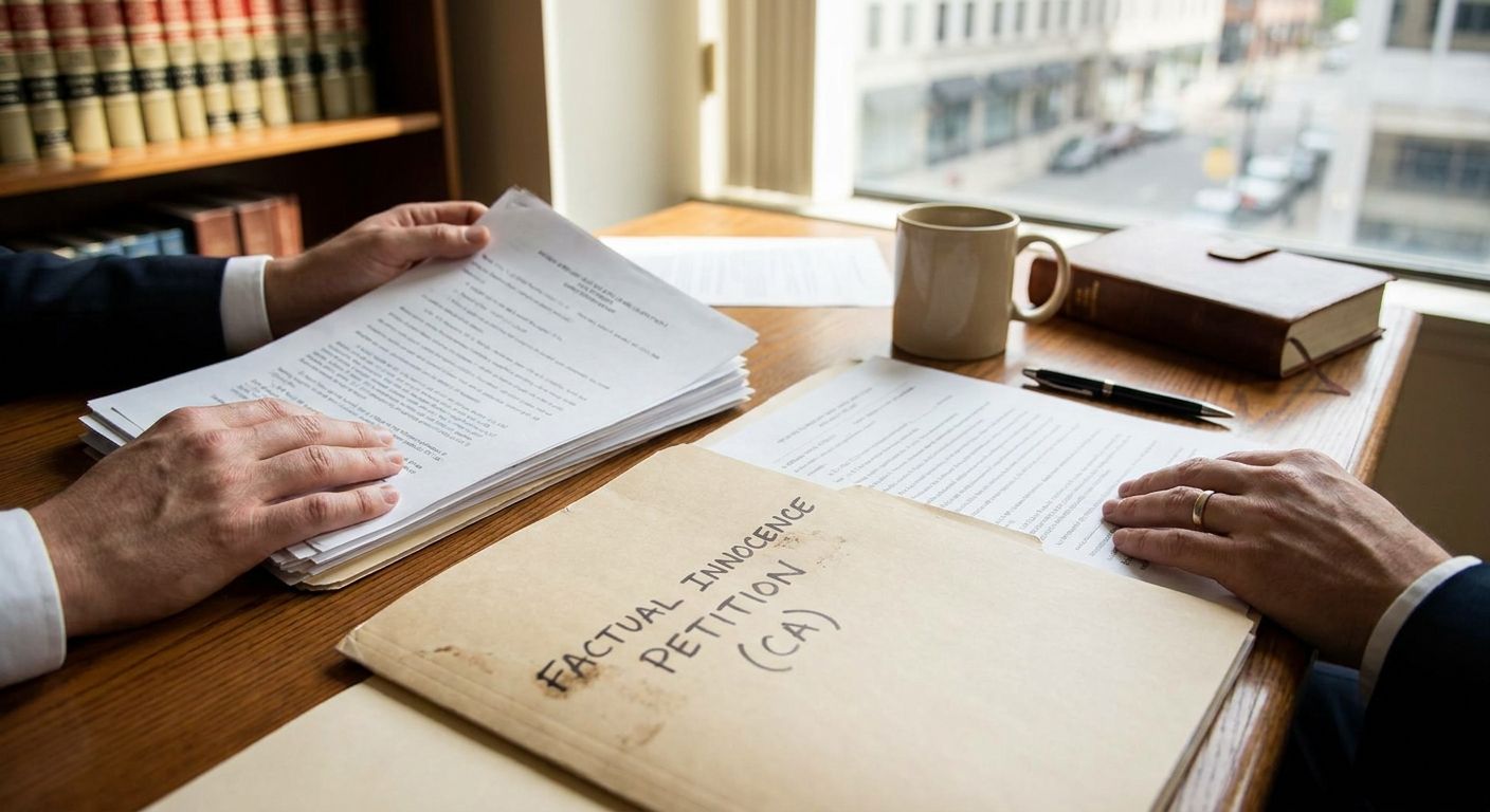 How to file a factual innocence petition in California