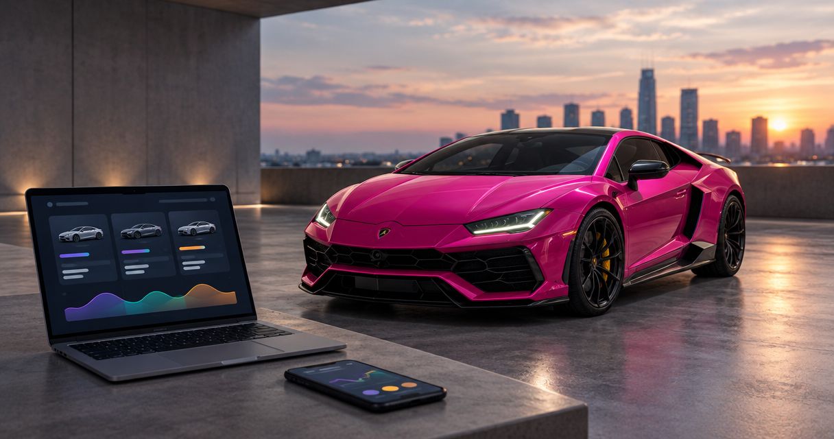 How to compare Lamborghini rental quotes with delivery fees