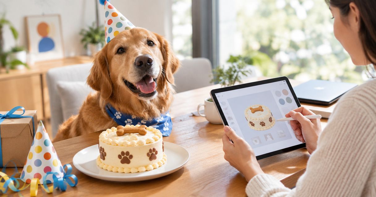 Design brief to pickup: how custom dog birthday cake ordering works in 2026