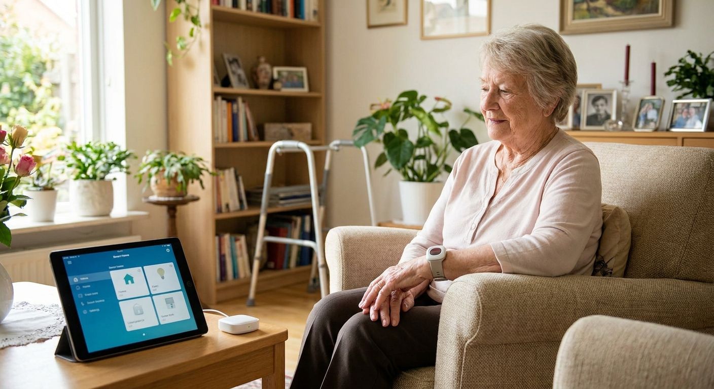 Technology for aging in place after a fall