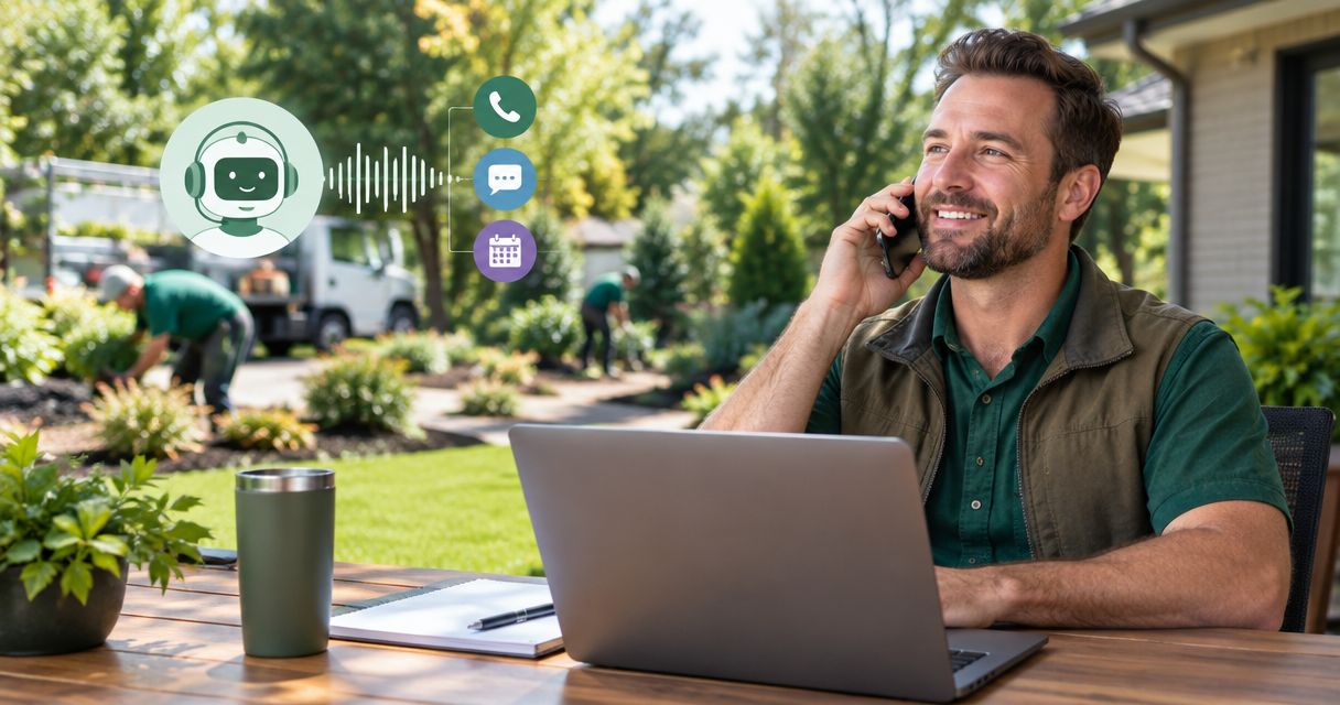 AI receptionist for landscaping companies: complete 2026 guide