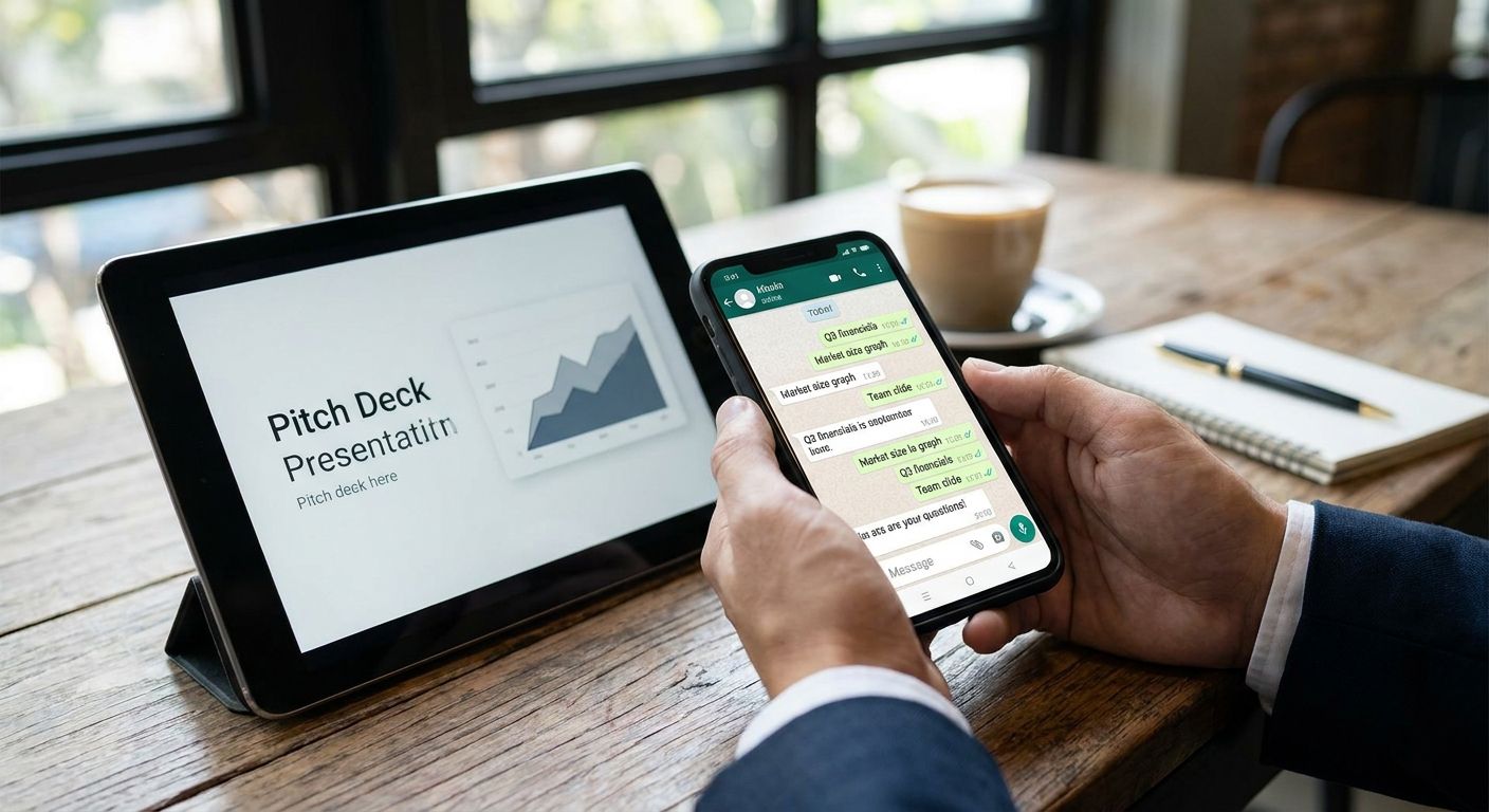 How to create an investor pitch deck through WhatsApp messages