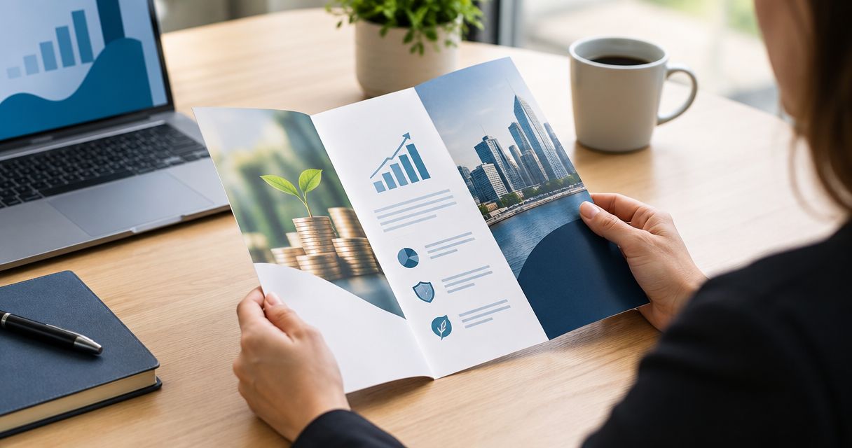 Custom brochures for financial services firms