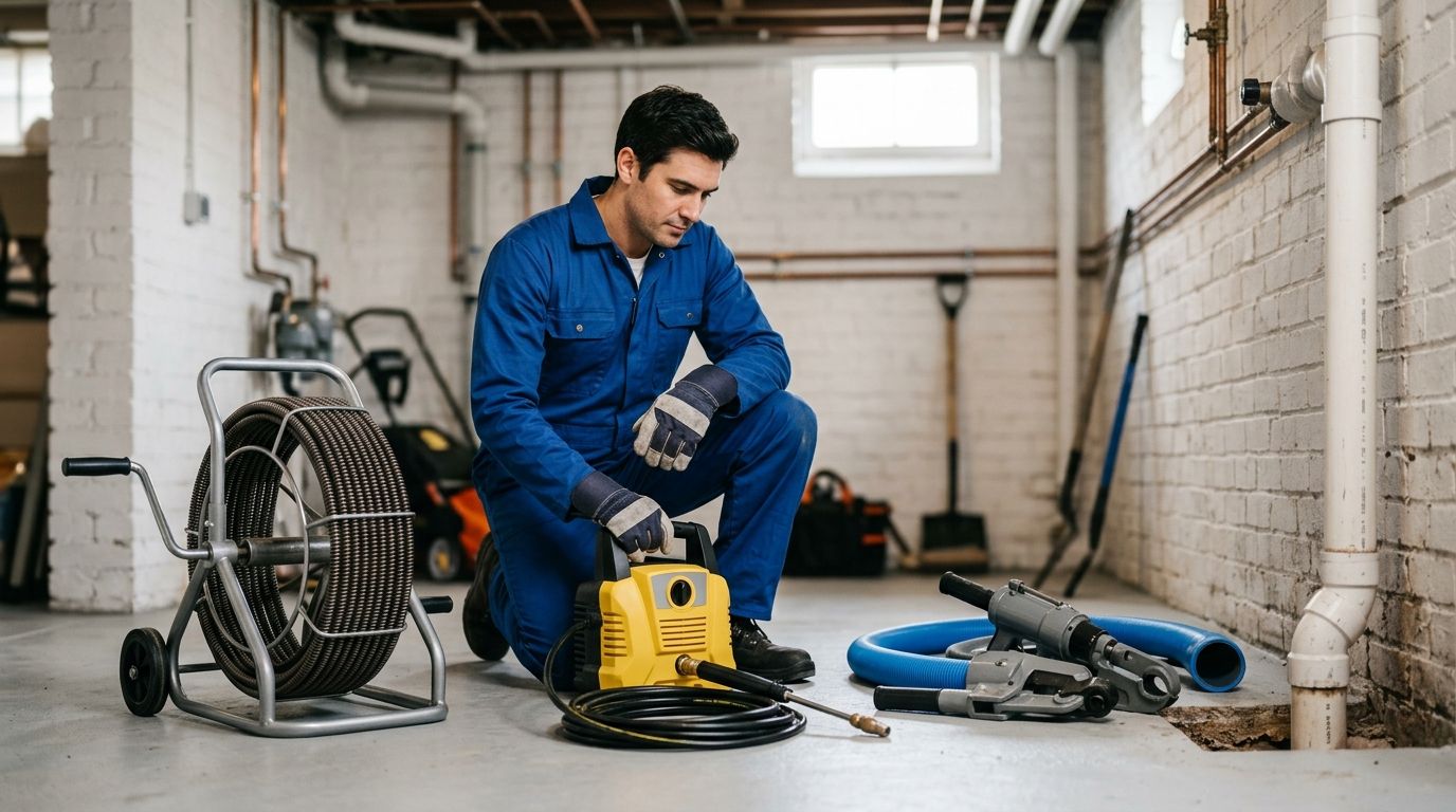 Best drain cleaning method: snake, jetting, or trenchless