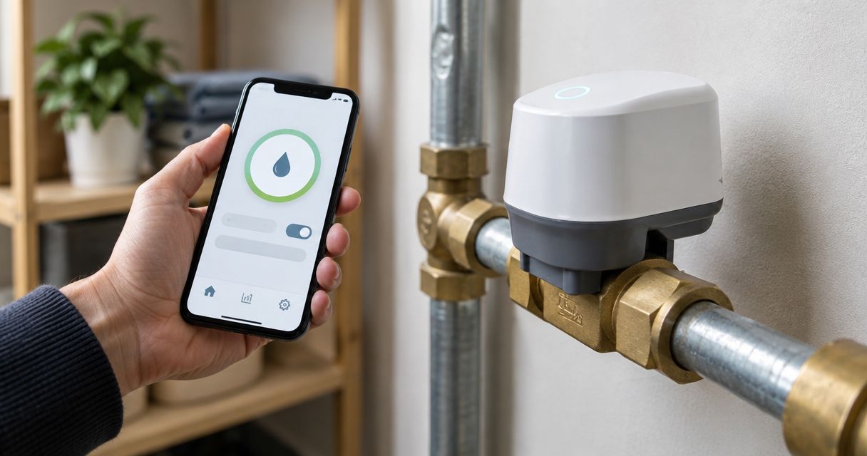 How to connect a smart shut-off valve to your phone