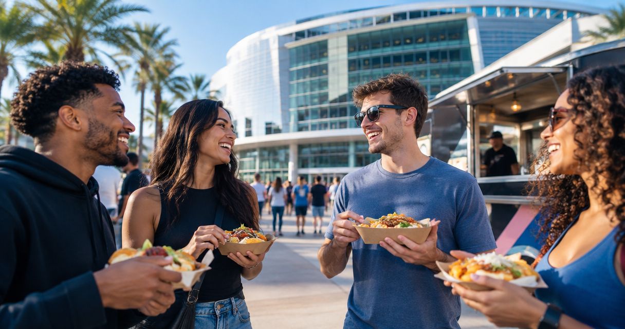 Best pre-game food stands near Kia Center 2026