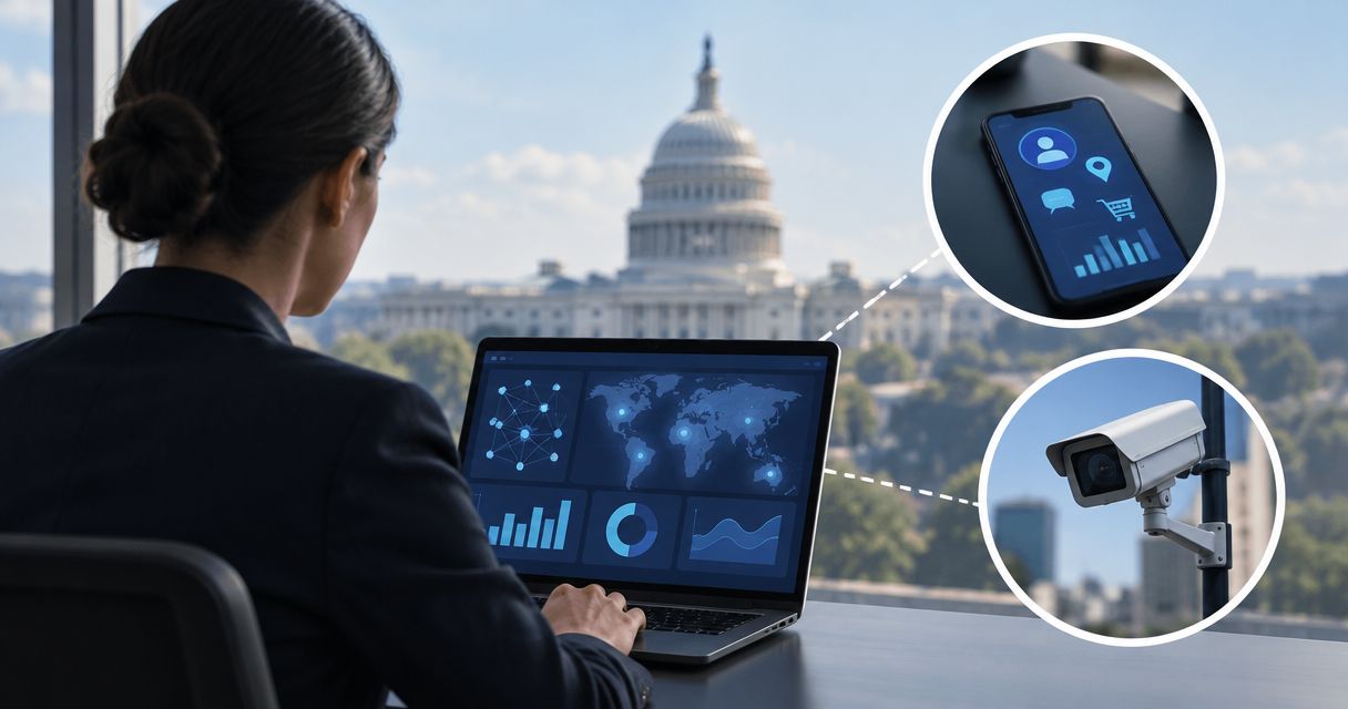 Can government surveillance use commercially bought data?