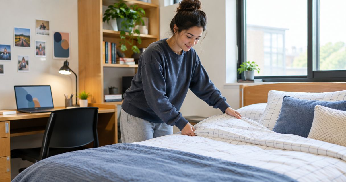 Ropa de cama para estudiantes universitarios: guía completa 2026