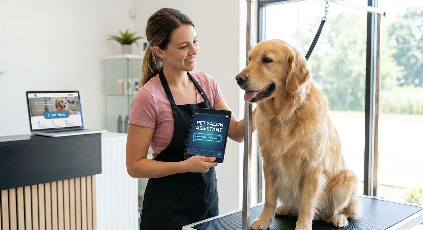 Best AI chatbot for pet grooming business websites