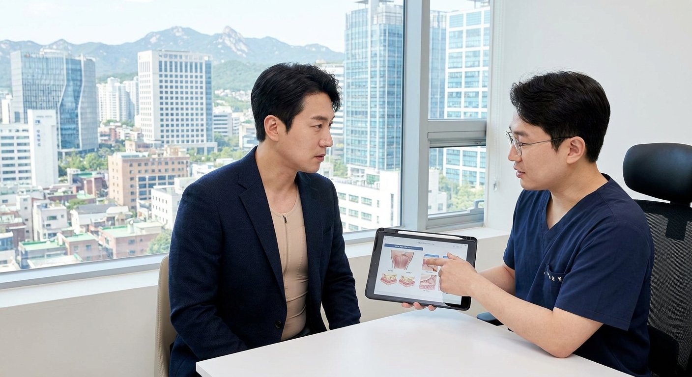 Gynecomastia surgery in Korea for male breast reduction