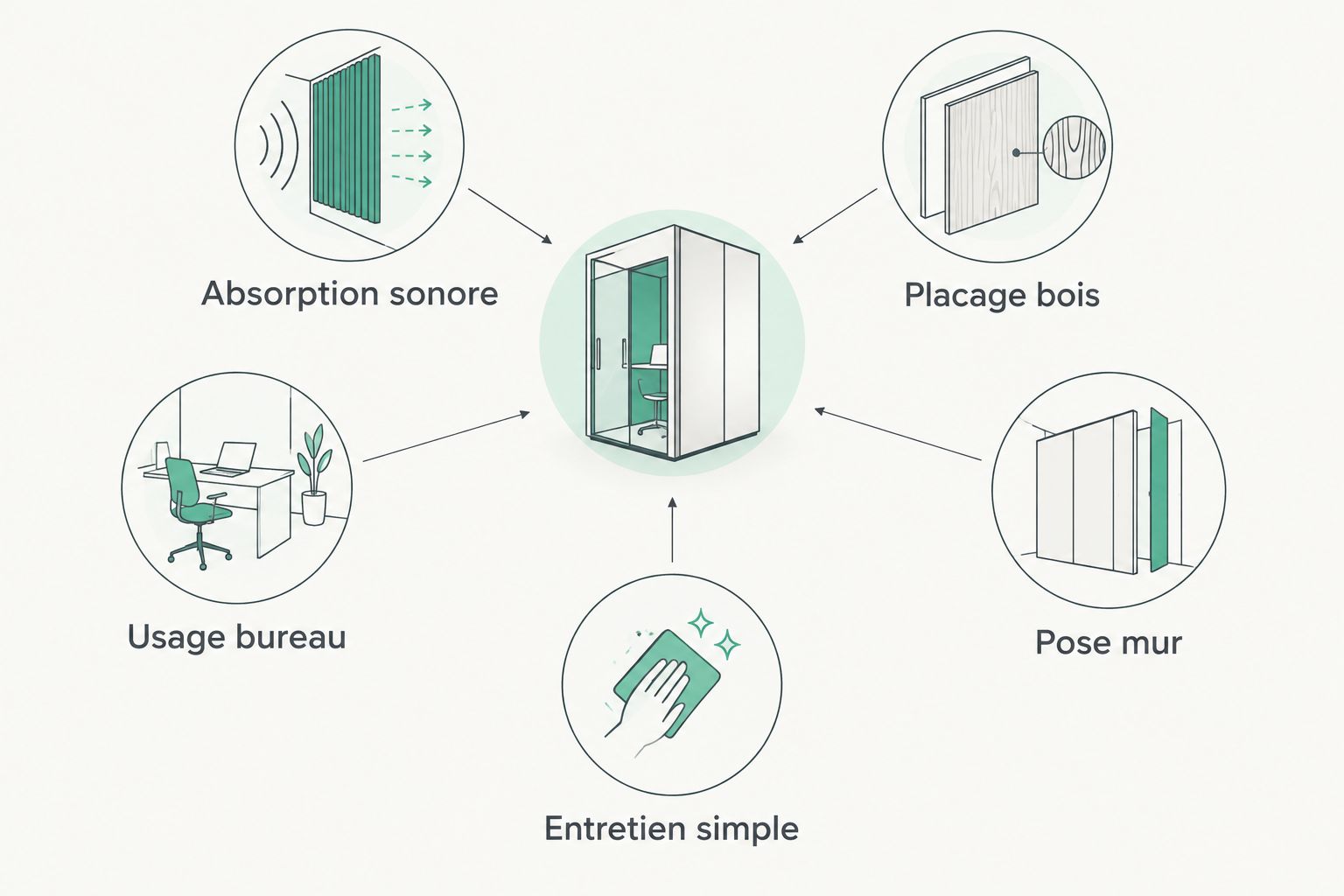 Critères de choix d’un panneau acoustique de bureau