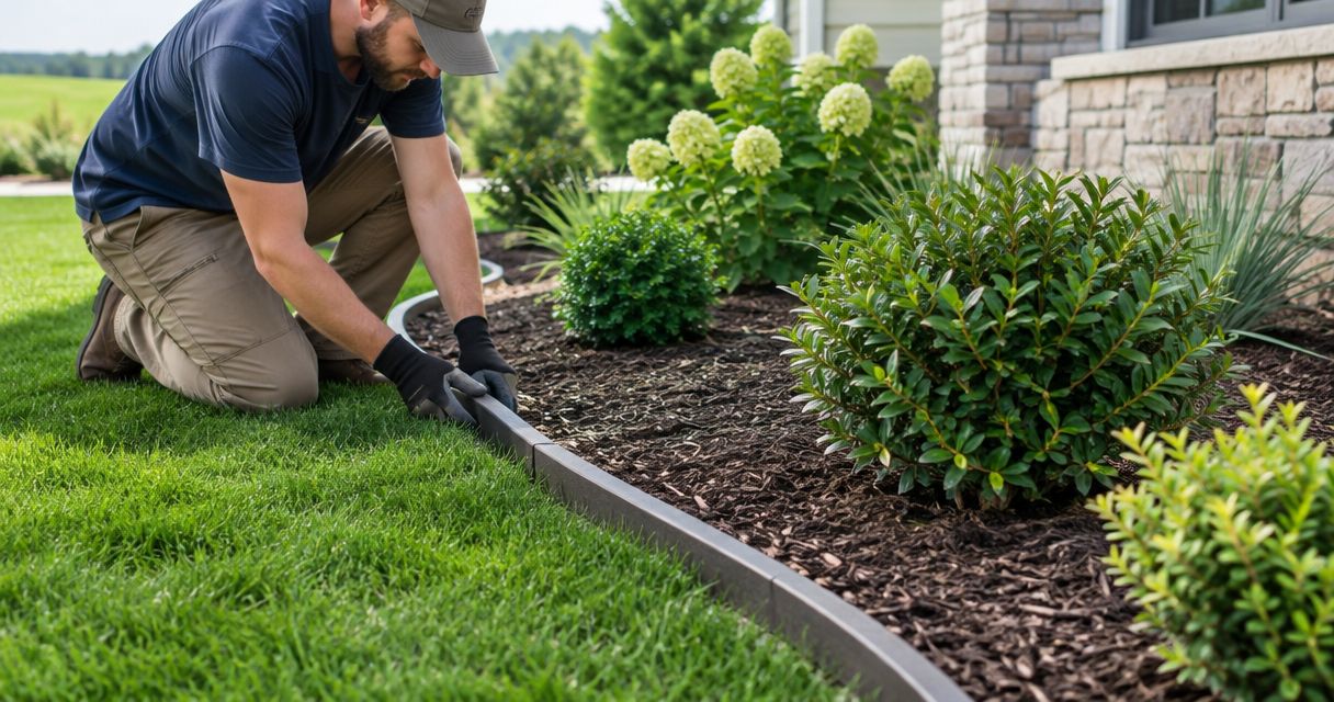 Best edging materials for Iowa landscaping