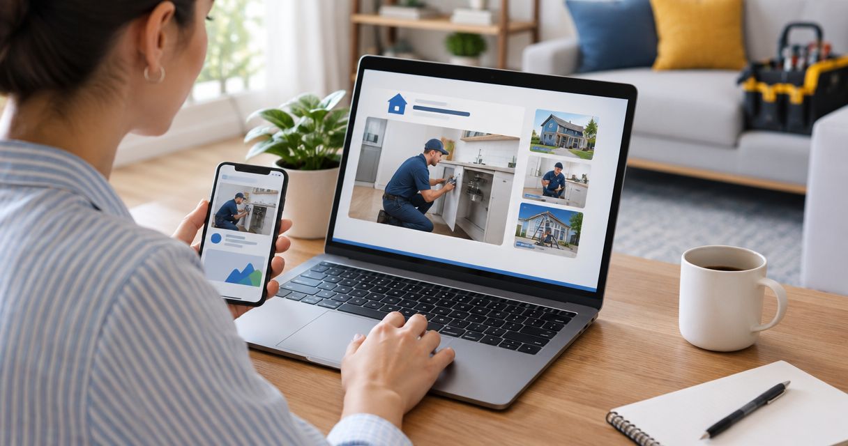 Display advertising for home service businesses