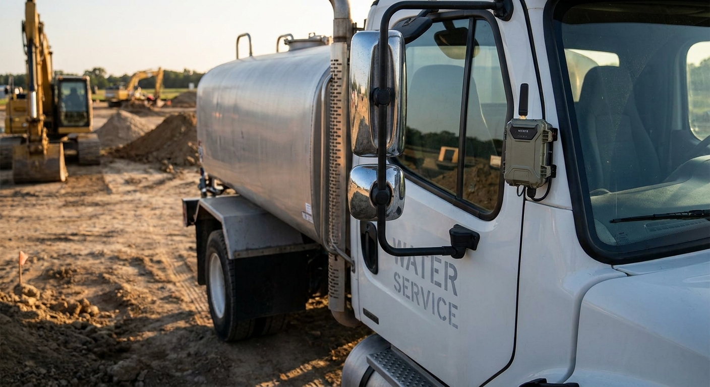 GPS tracking for water trucks