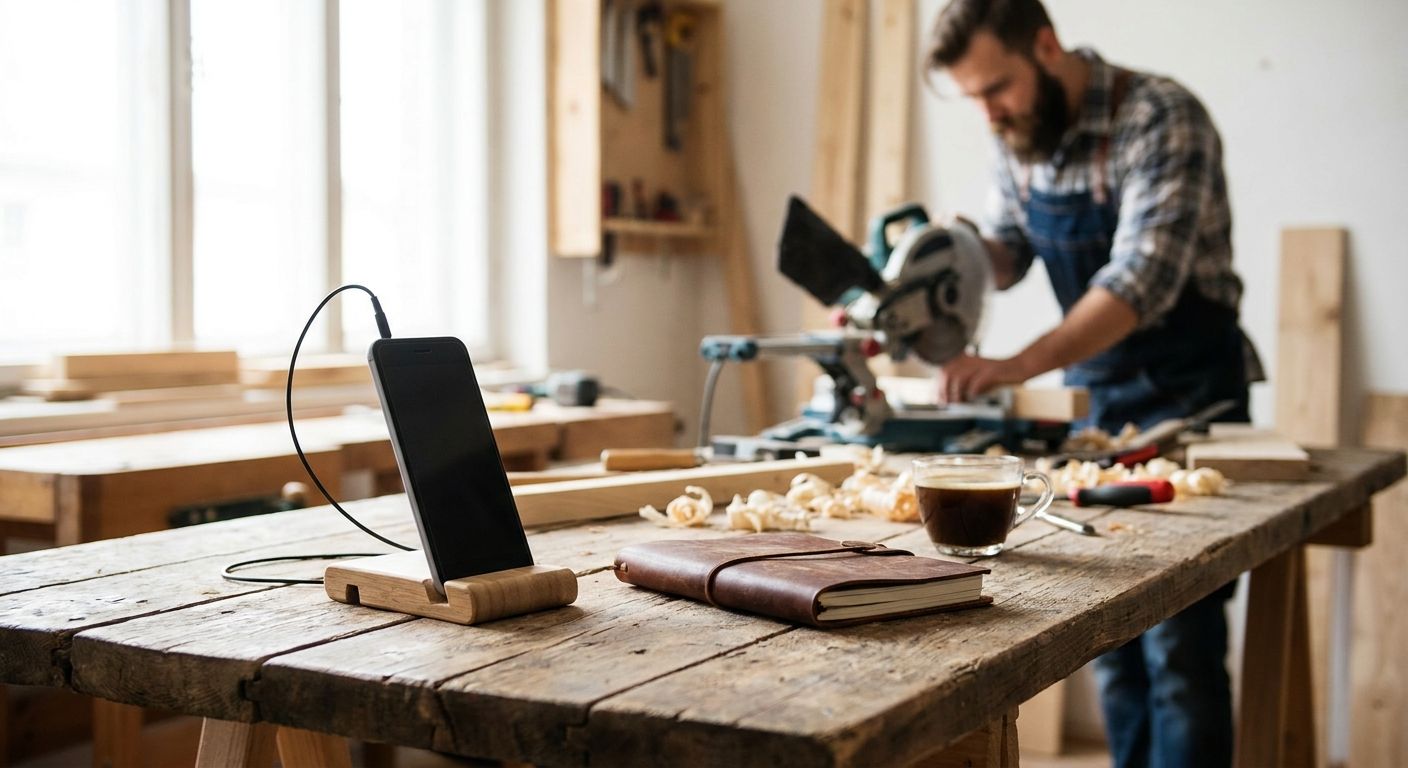 Phone announcements for trade and craft businesses