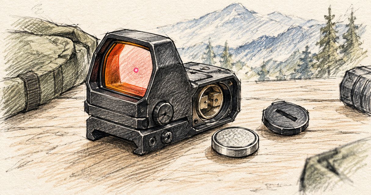 How long does a red dot sight battery last?