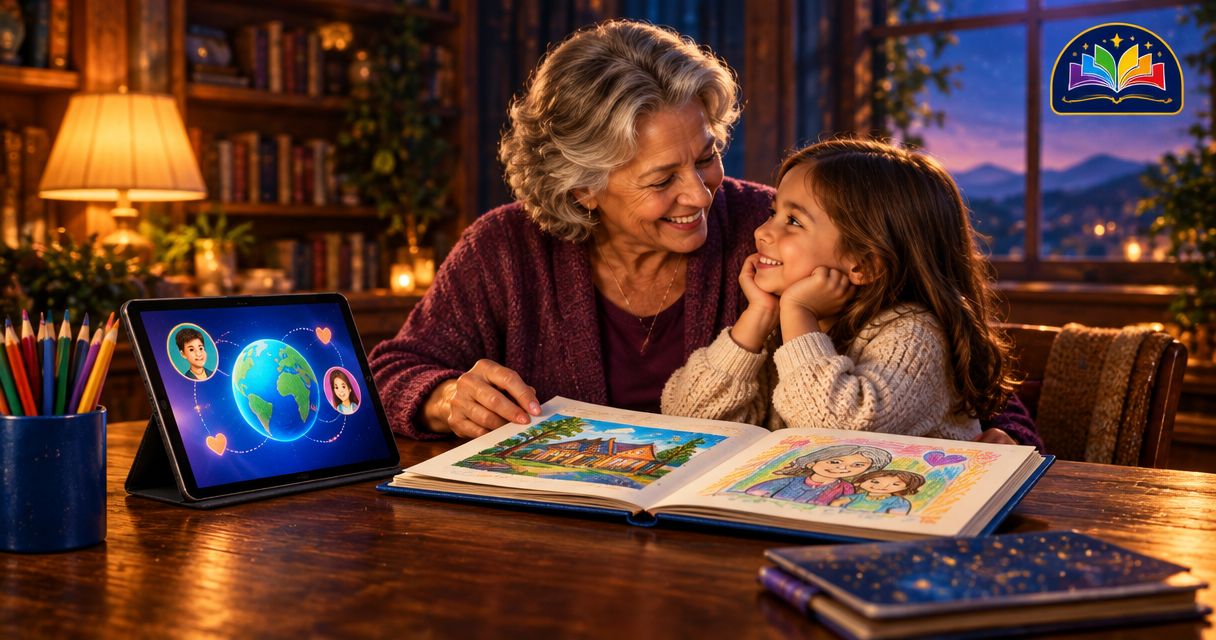 Personalized gifts for grandchildren who live far away