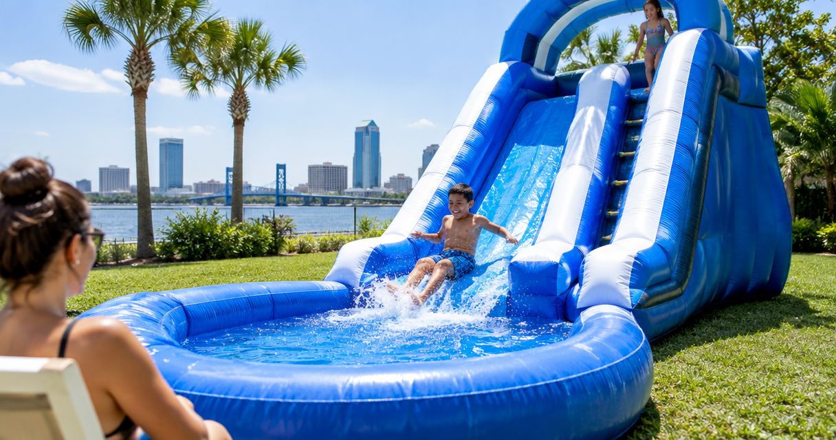 How much does a water slide rental cost in Jacksonville in 2025?