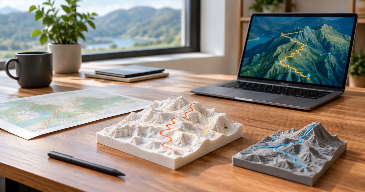 Printables alternatives for 3D printed route maps in 2026