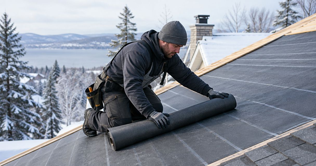 Best synthetic roofing underlayment for cold New England winters