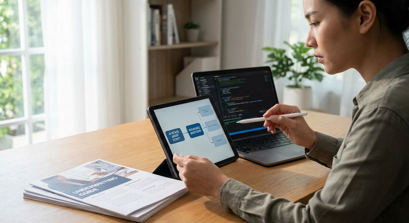 How to script an AI agent for insurance intake questions