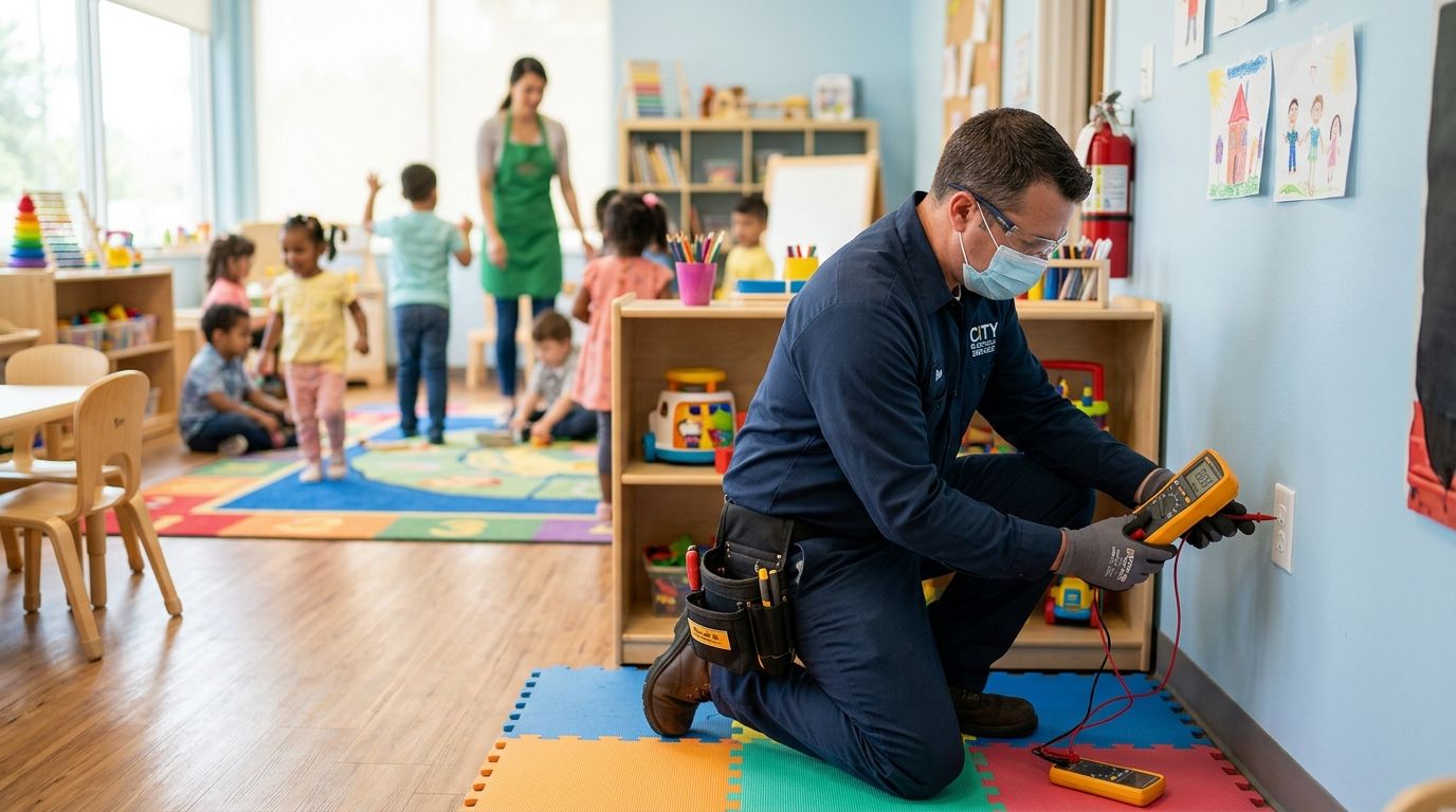 Electrical safety inspections for daycare and childcare centers