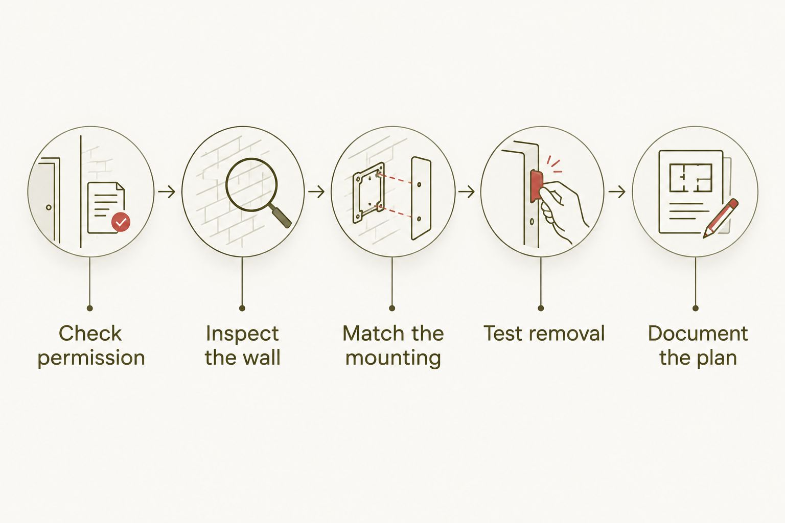 Five planning steps for installing rental wall panels and preparing for removal