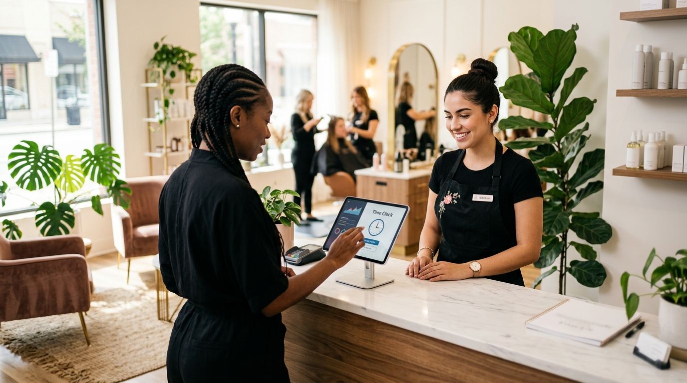 Best time clock software for salons and spas in 2026