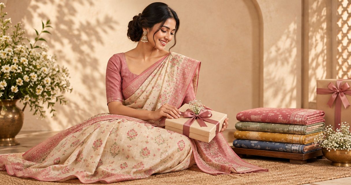 Cotton sarees for gifting: choosing colour and fabric