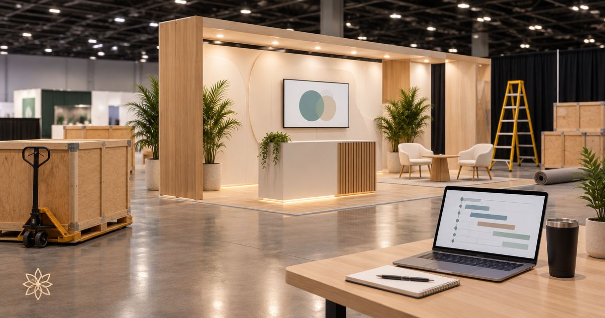 Trade show move-in schedule to display install: 2026 workflow