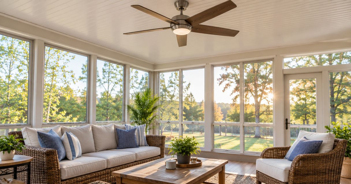 Best ceiling fans for NJ sunrooms