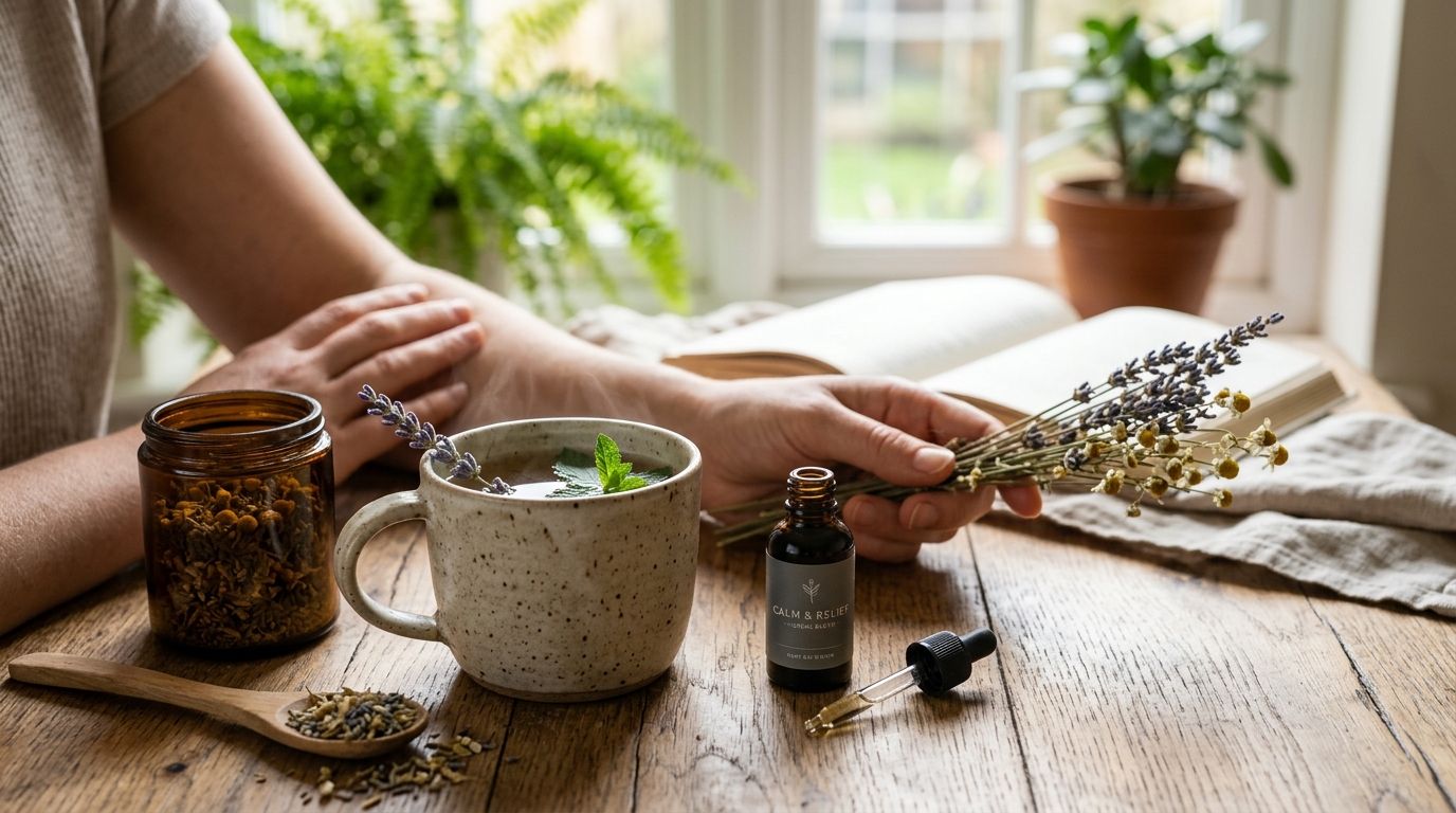 Herbal supplements for tension headaches and stress