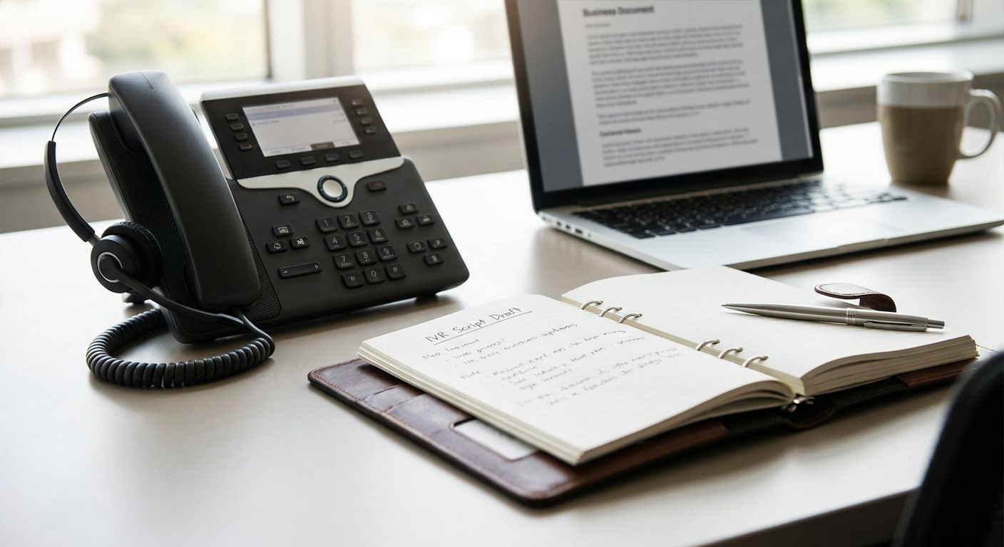 How to write a professional IVR script for your phone menu