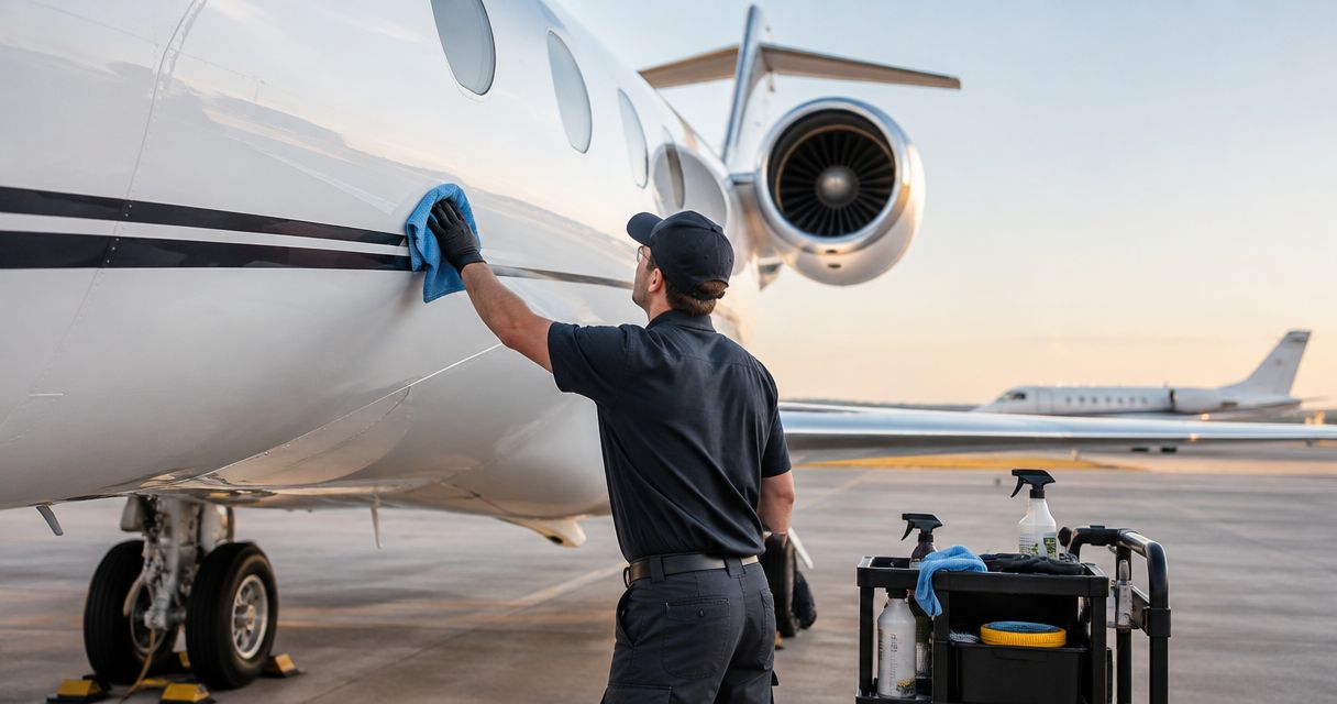 Aircraft detailing for flight departments: complete 2026 guide
