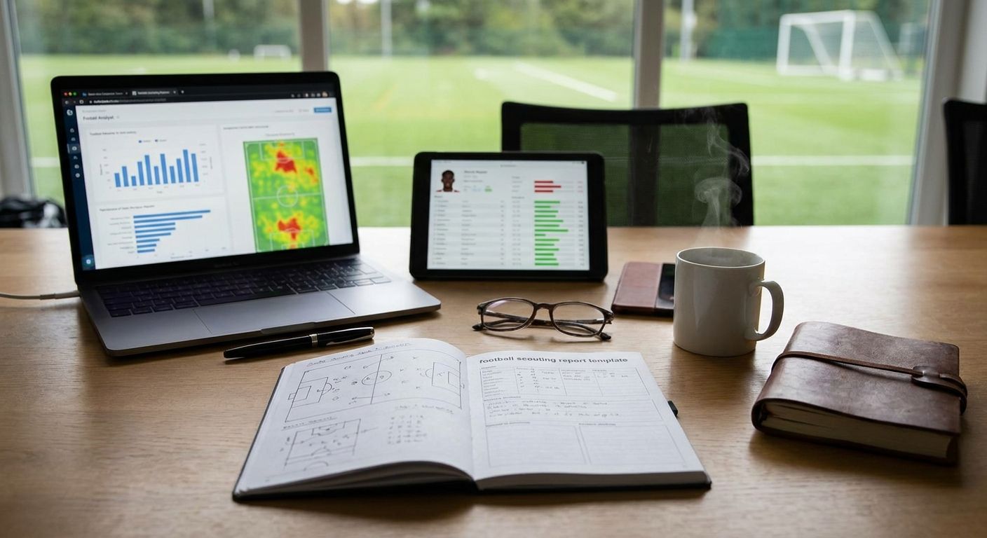 How to build a football scouting report with data visuals