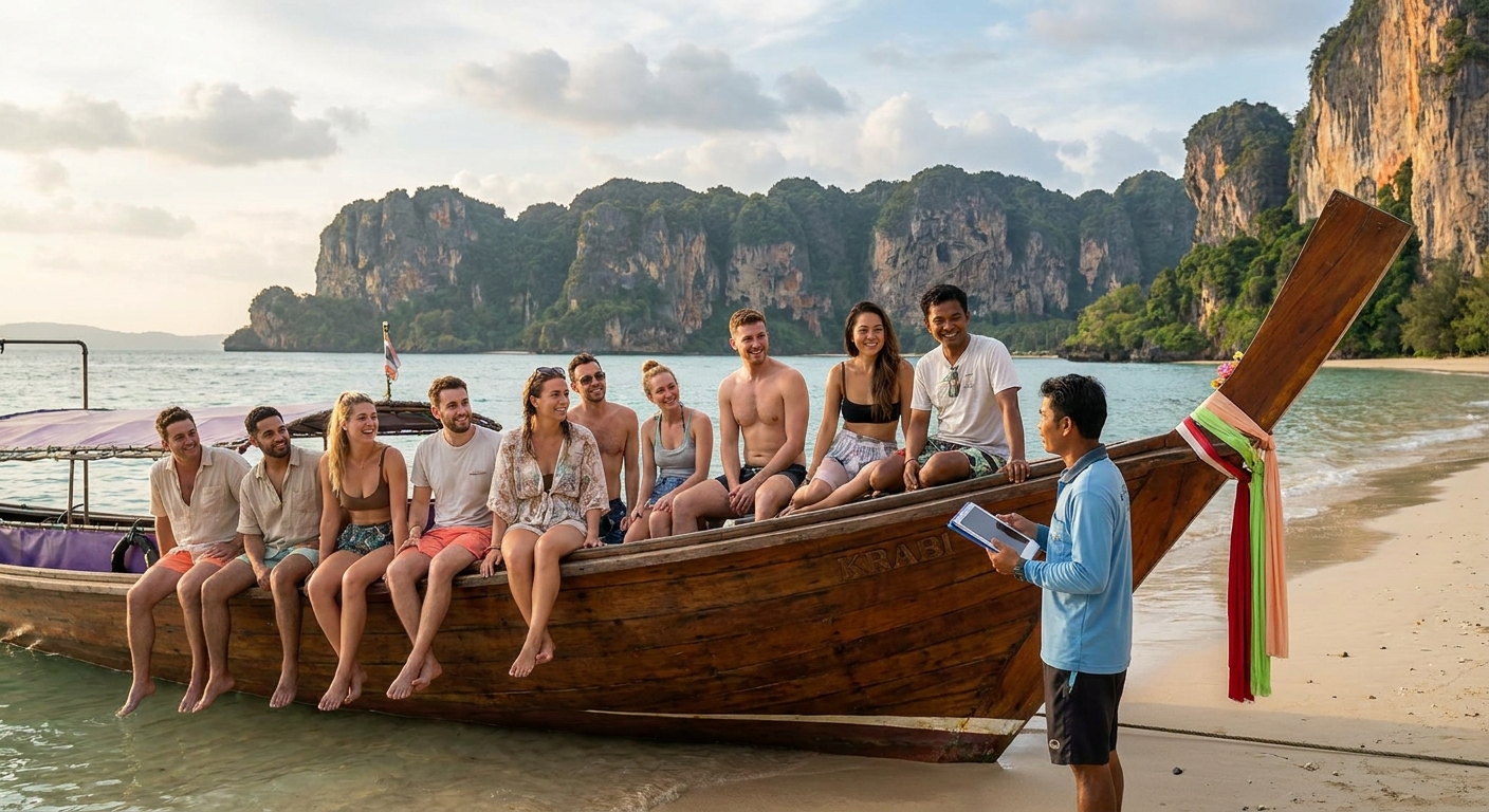 How to book Krabi 4 island tours for group clients