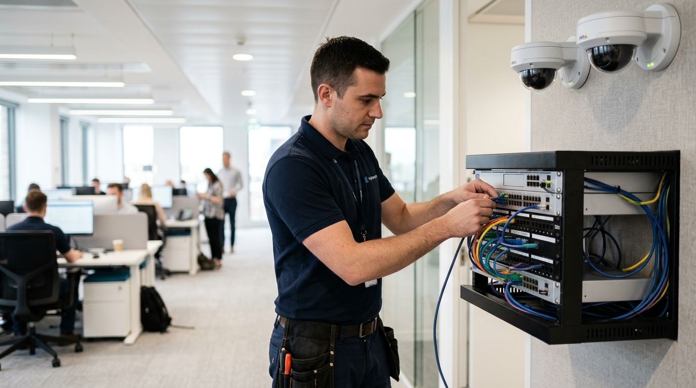 How to connect security cameras to your office network without slowing it down