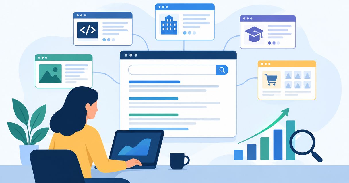 Organic SERP benchmarks by website type for software searches 2026